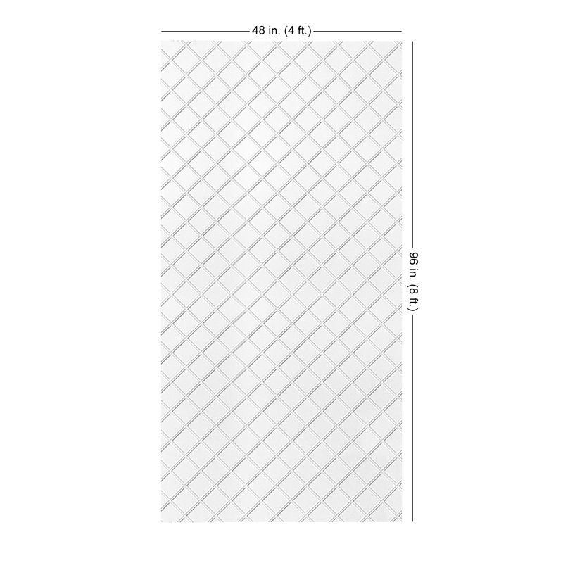 Argyle MirroFlex x 8 pi Panneaux muraux 3D en PVC Glue Up 160 pieds carrés