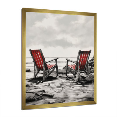 «Ocean View Chairs III», reproduction sur toile