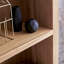Moscatello 200cm H x 75cm W Solid Wood Bookcase