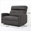 Causeuse inclinable à 2 places en microfibre pour les salons contemporains et les véhicules récréatifs
