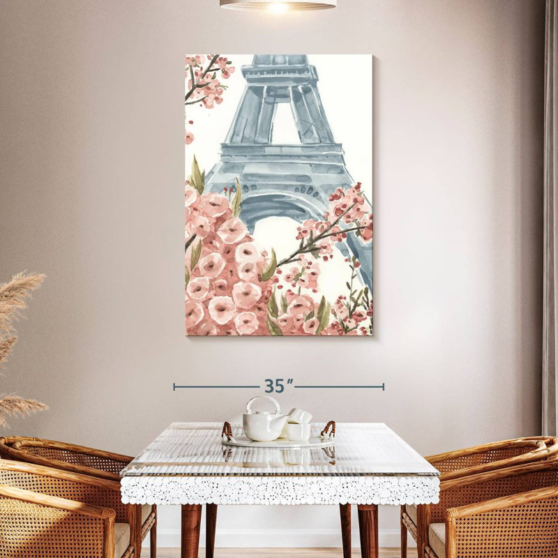 Aime Paris Cherry Blossoms I, 48" H x 32" W