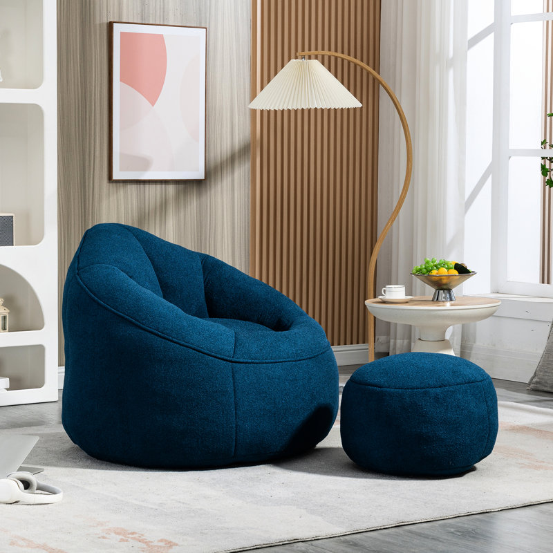 Fauteuil à billes en mousse haute pour confort de chambre à coucher dans le couloir