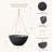 Bee Honeycomb Plastic Hanging Planter-93631316-93631318