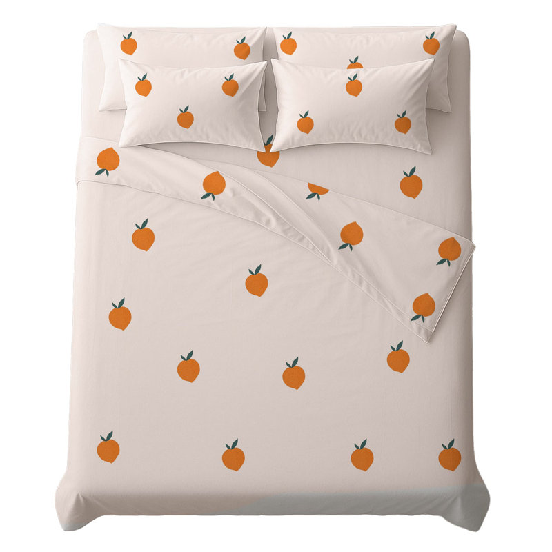6Piece Microfiber Bed Sheets  Soft, WrinkleFree, Deep Pocket Fit, California King Sheet Set with 4 Pillowcases, Juicy