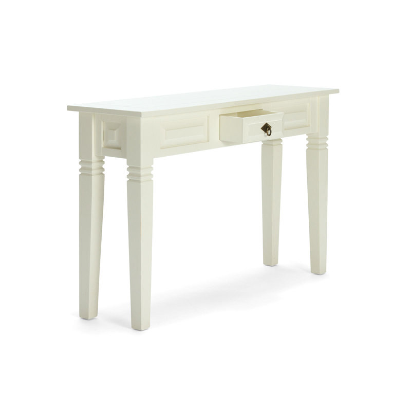 Doman 120Cm Solid Wood Console Table, White