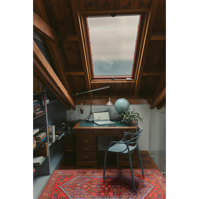 Tapis bleu Andelz 4 pi 2 po x 6 pi 6 po