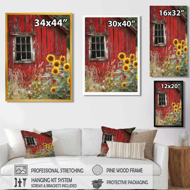 Goree - Floral Wall Art Prints, H 32 po x l 24 po, Toile tendue, Ne s’applique pas