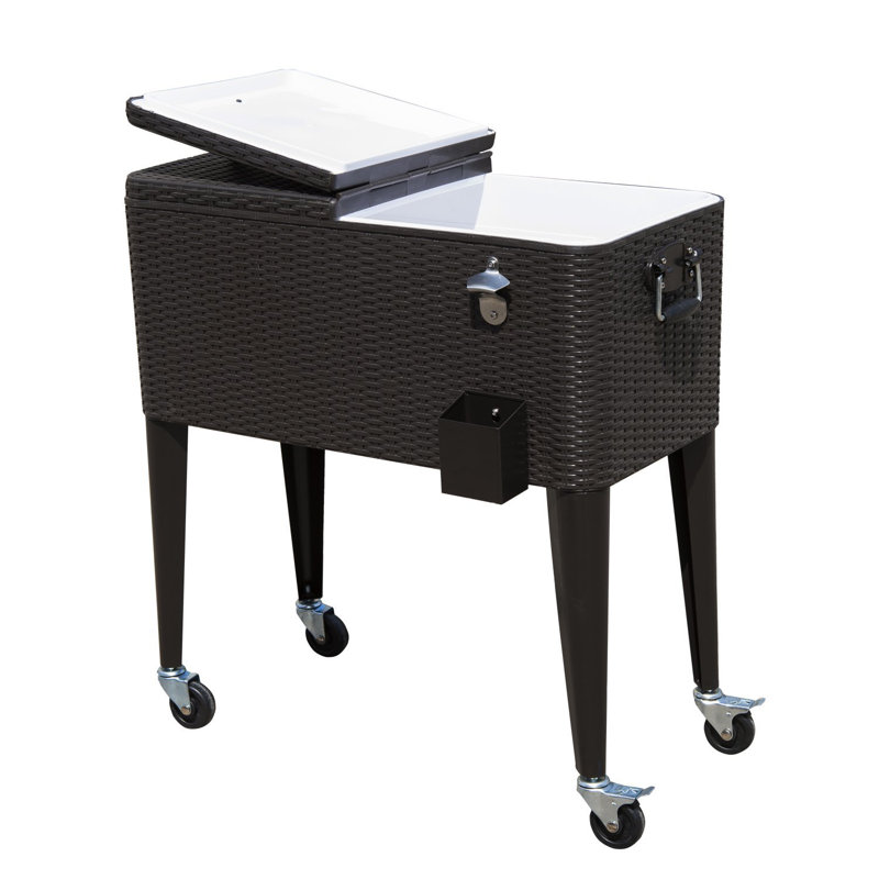 Glacière à roulettes portative 80 qt.