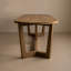 Table de salle à manger moderne en bois massif de style rétro moderne-107771931