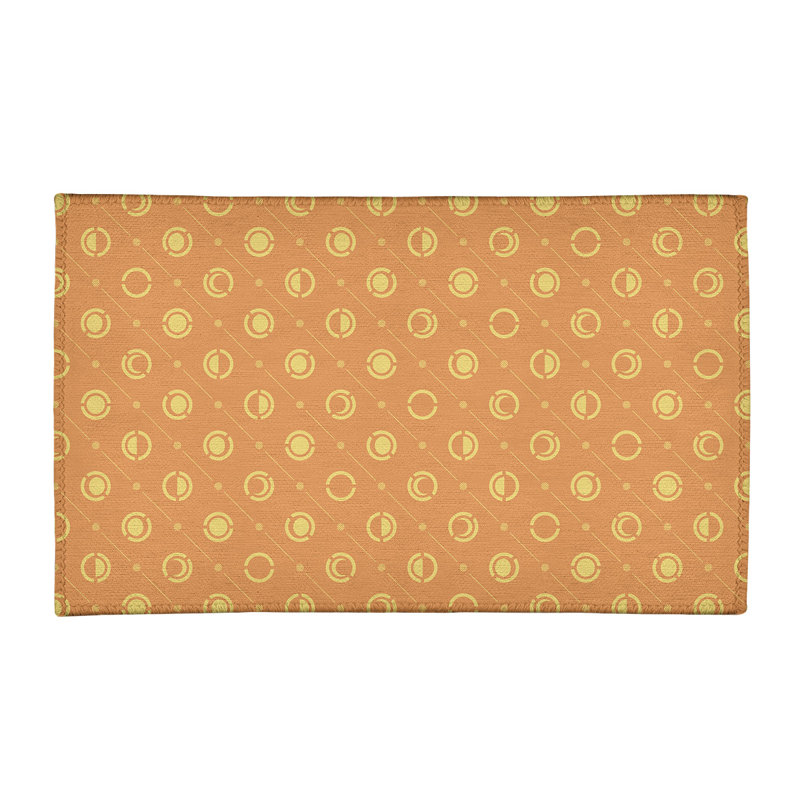 Chenille Geometric Indoor Rug, Rectangle 4' x 6'