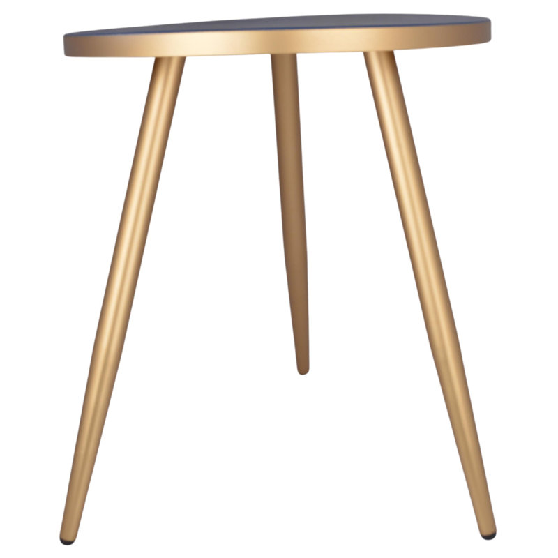 Daylen End Table, Gold, Gold