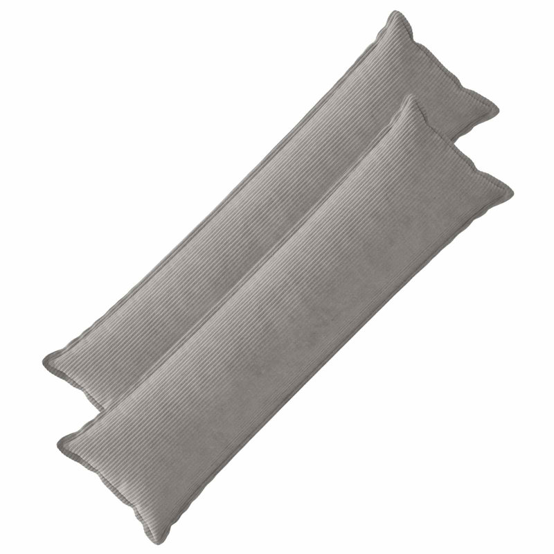 Red Orange Cushion Cover, Square 45cm, Light Grey