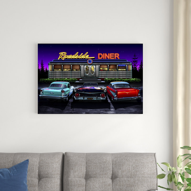 Diners And Cars VI, H 24 po x l 36 po x P 1,25 po