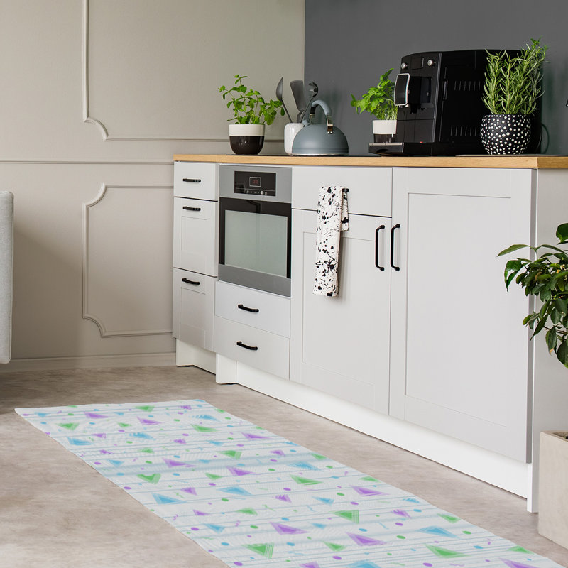 Chenille Geometric Indoor Rug, Runner 2'6" x 8'
