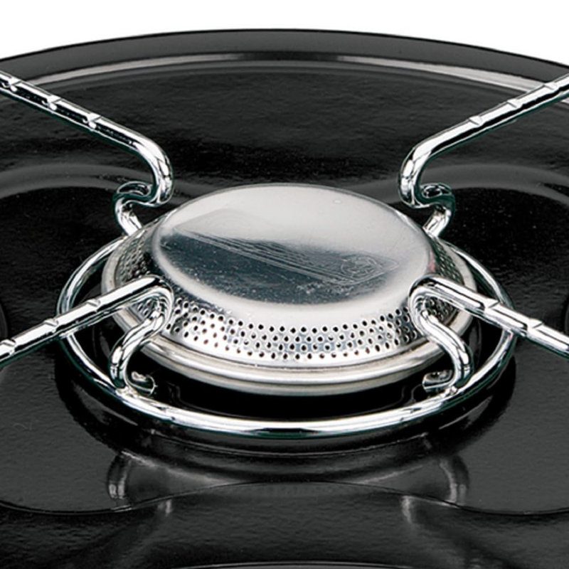Black Compact Single Burner Gas Camping Stove