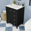 Meuble-lavabo contemporain avec lavabo en céramique, support de porte double couche et charnières à fermeture en douceur-1999492204