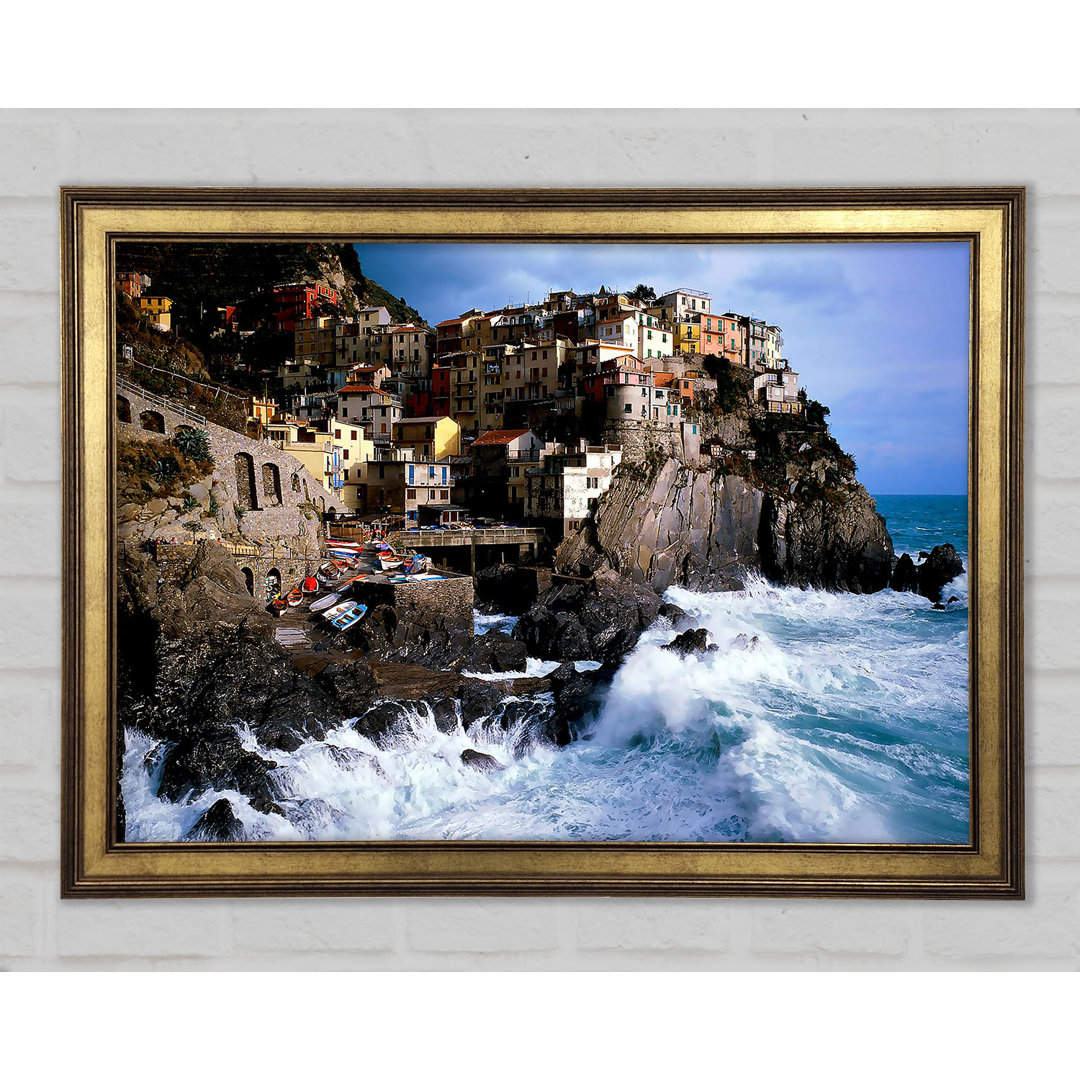 Manarola Italien - Einzelne Bilderrahmen Kunstdrucke