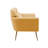 Dihanna Fabric 51.19'' Reception Loveseat