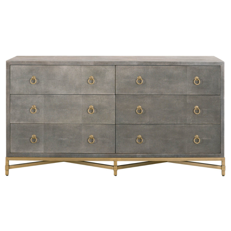 Mercato 68'' W 6 - Drawer Dresser, Gray