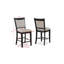 Mobilier en bois de style campagnard avec tabouret de bar et tabouret de bar à hauteur de comptoir 2 pièces-93395197