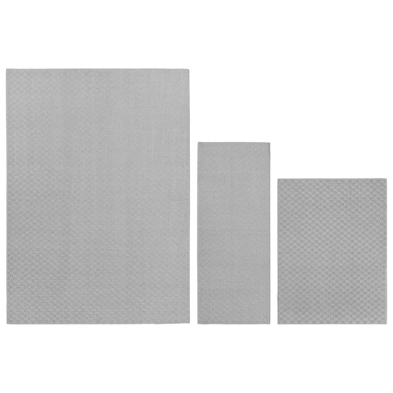 Rectangle Resa 5'x7', 3'x4', 24"x60" Area Rug with Non-Slip Backing