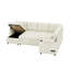 Canapé modulaire Canapé-lit polyvalent Canapé-lit en forme de U avec un grand espace de rangement, deux porte-gobelets et des ports de charge-136817845