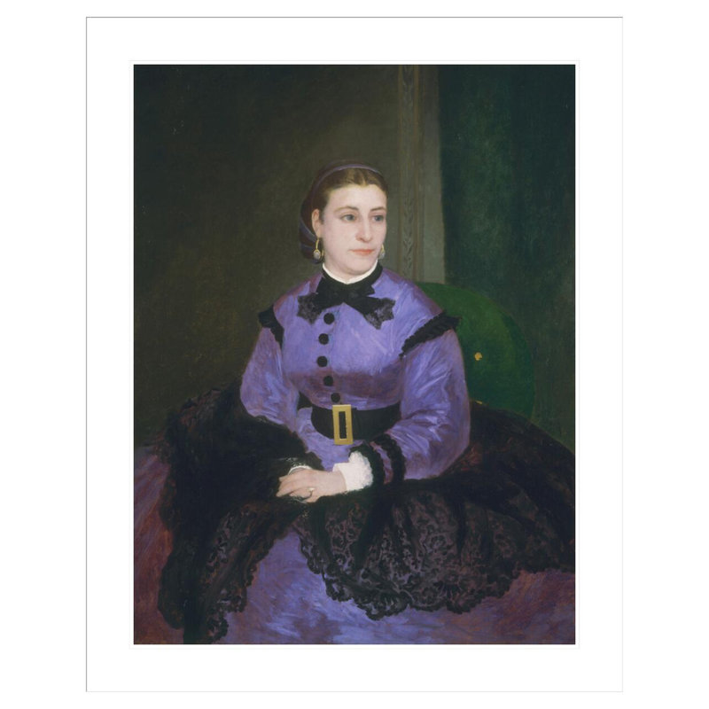 Mademoiselle Sicot par Pierre-Auguste Renoir, impression giclée sur cadre, H 41,5 po x l 33,39 po