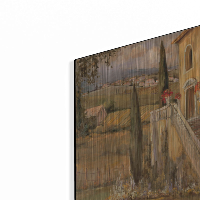 Luxe Italian Art «Italian Villa 2» par Allayn Stevens «Italian Villa 2» par Allayn Stevens, H 16 po x l 12 po
