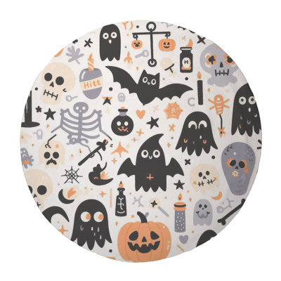 Haunted Night Parade Braided Rug