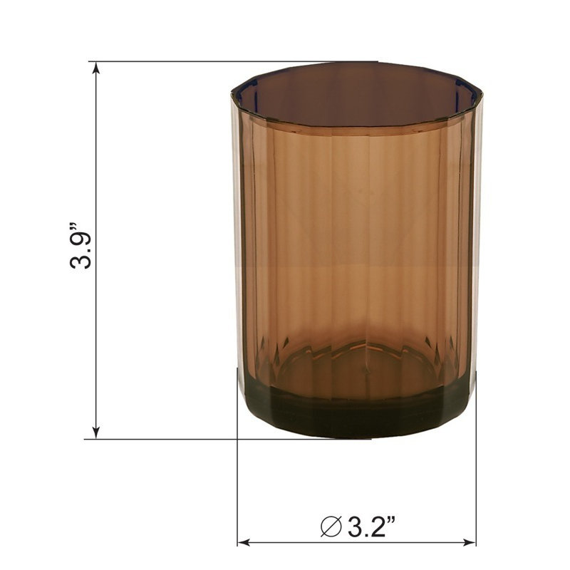 Clematis Toothbrush Holder, Moka