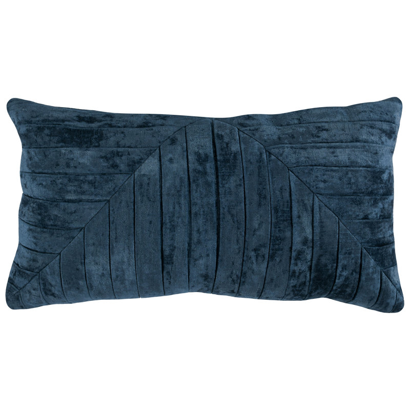 Housse et insert de coussin géométrique, Bleu