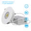 4" 360 Degree Gimbal Recessed LED Downlight (Set of 24), 12W, 5CCT Selectable, Triac Dimmable