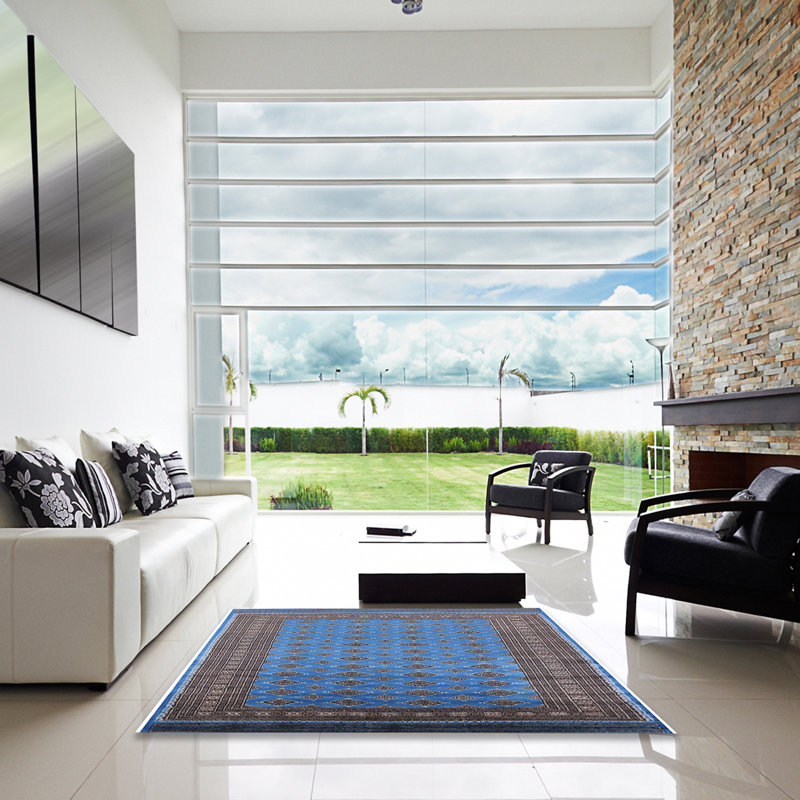 Janiyah Oriental Indoor Rug, Square 7'