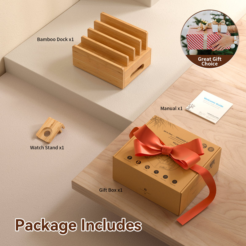Bamboo Charging Station