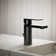 Parallel Single-Handle Bathroom Sink Faucet, Single-Hole Faucet with Pop-Up Drain, 0.5 GPM