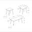 Ensemble de table, ensemble de 3 pièces, décor, café, bout, salon, stratifié noyer, contemporain, moderne-1725577306-1725577311