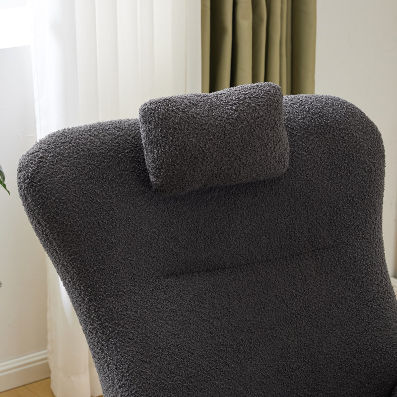 Granada Solid Wood Rocking Chair, Grey