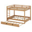 Wood Bunk Bed With Ladder And Trundle-1554384500
