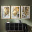ABSTRACT Series CXV III - Impression sur mesure avec cadre de qualité supérieure - 3 pièces-1929217521-1929217525