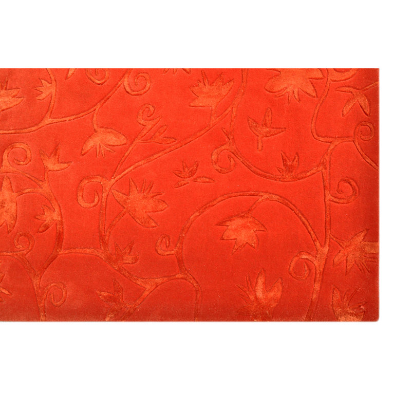 Malorca Floral Wool Hand Woven Area Rug, Rectangle 170 x 240cm