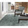 Neva Handmade Handwoven Wool Blue Area Rug