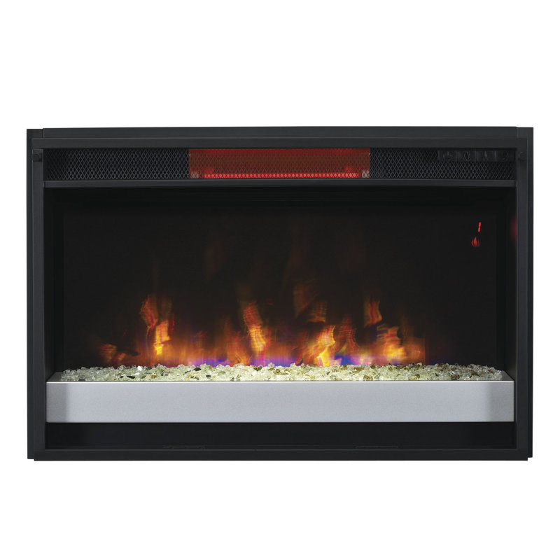 27'' W Electric Fireplace Insert