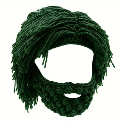 Beard hat Cave Dwellers  People Wig Hats Handmade Knitted  Hats Keep Warm In Winter
