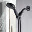 Pomme de douche réglable à 5 modes - à main, ABS, bronze huilé, jet puissant, avec chaleur de tuyau-124566324