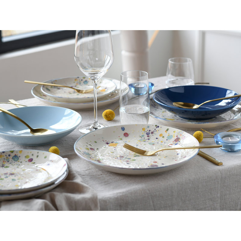 Candy Drops 12 Piece Stoneware Dinnerware Set - Service for 4