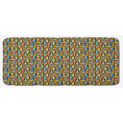 Coastal Synthetic Kitchen Mat