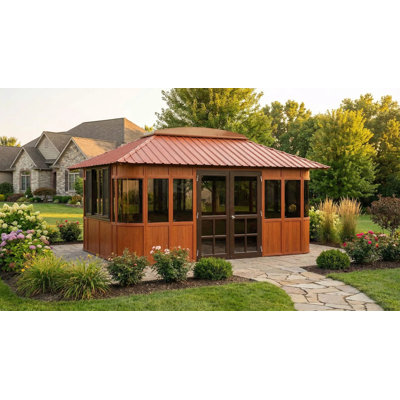 Aspen 17.5 Ft. W x 11.5 Ft. D Ultrawood Composite Patio Gazebo