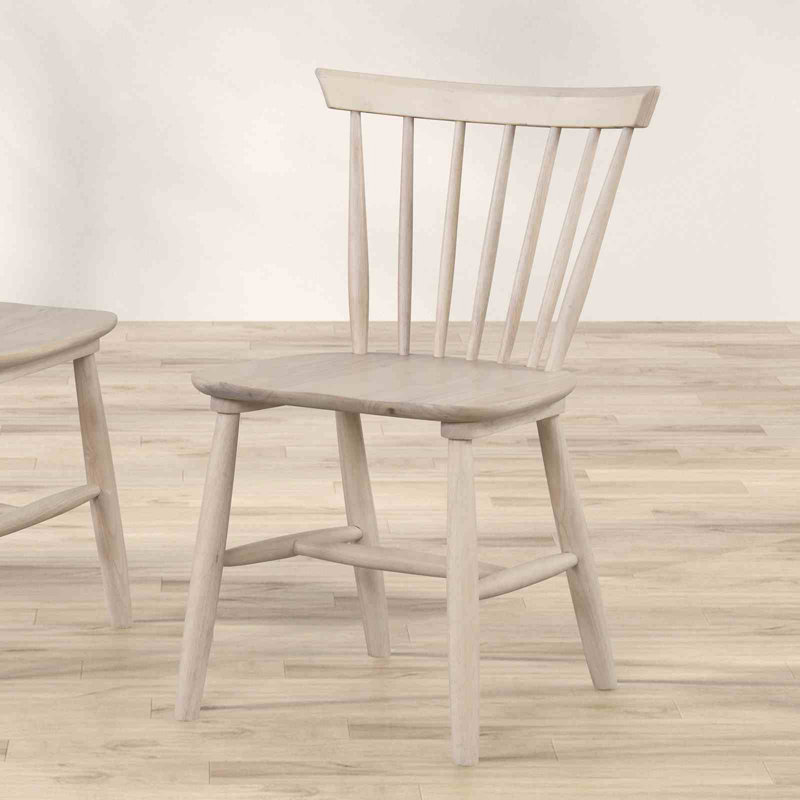 Dossier de chaise de salle à manger, Chêne blanc