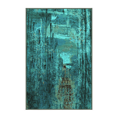 Wenyu Performance Abstract Indoor Rug