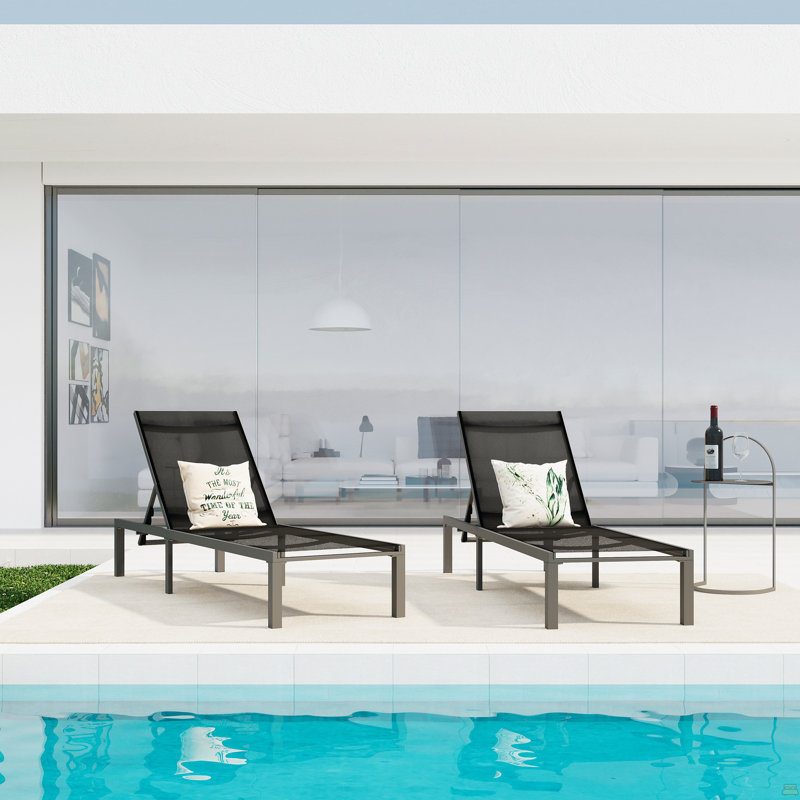Outdoor Chaise Lounge (Set Of 2)